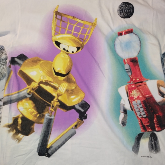 Vtg Mystery Science Theater 3000 Stanley Desantis Promo  T Shirt Mens XL 1996 - Picture 3 of 14